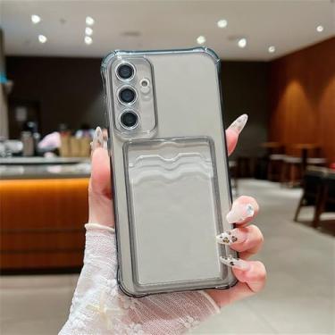 Imagem de Capa transparente para Samsung Galaxy S25 Edge S22 S23 S24 Ultra S21 S24 FE A17 A56 A35 A34 A55 A54 A14 A15 A36 A26, cinza, para Samsung Galaxy S22+