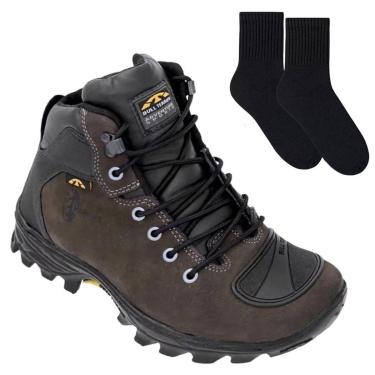 Imagem de Kit Bota Bull Terrier Valmet Moto Masculina + Par-Masculino