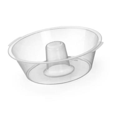 Imagem de Forma De Microondas Redonda Para Pudim Bolo e Gelatina 23cm - Wari