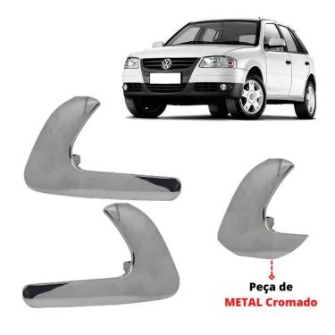 Imagem de Par Maçaneta Interna Puxador Alavanca Gol G2 G3 2004 2005 - Un - 2