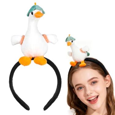 Imagem de Simple polymer Faixa de cabelo de ganso de pato animal faixa de cabelo engraçada para festa acessórios para fotos, em pé
