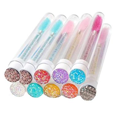 Imagem de Yinhing Conjunto de Tubo de Varinha de Rímel Com 10 Peças, Cabeças de Escova Macias Ajustáveis ​​Com Coloridos para Maquiadores de Viagem, Iniciantes, Limpeza de Pequenas áreas