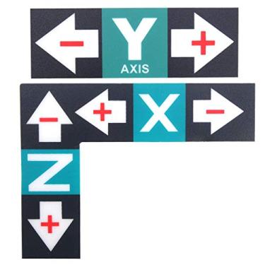 Imagem de Etiqueta da máquina de gravura etiqueta plástico durável alta visibilidade operação marcador instrução para equipamento de gravura 120x90mm 1 conjunto