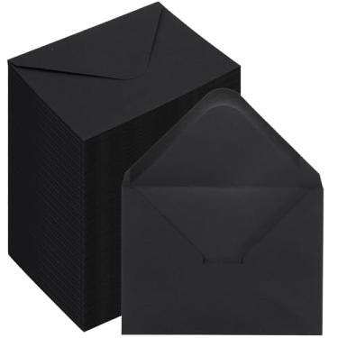 Imagem de Pacote com 200 envelopes 10 x 15 cm, envelopes A4 com aba de contorno para convites de noivado, convites de casamento, anúncios, chá de bebê, perfeito para cartão RSVP de 120 gsm, 120 x 16,3 polegadas