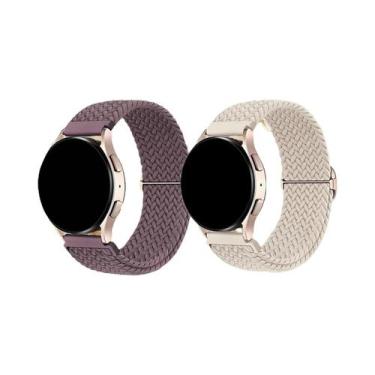 Imagem de Pulseira Trançada De 18/20/22mm 2 Peças Para Samsung Watch 6, Amazfit 