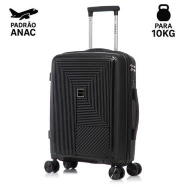 Imagem de Mala Bordo 10kg Viagem Resistente Flexível em Polipropileno Rodinhas 3