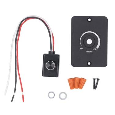 Imagem de Interruptor de regulação de intensidade de 12 V, botão rotativo de luz incandescente de halogênio LED, fácil instalação para trailers