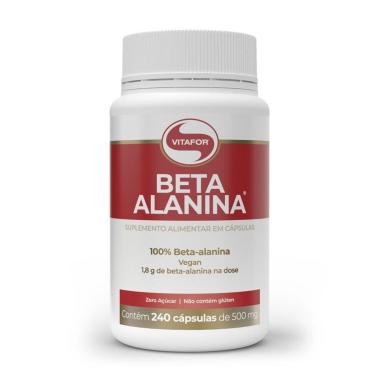Imagem de 100% Beta Alanina Vegan 500mg (240 Caps) Vitafor-Unissex