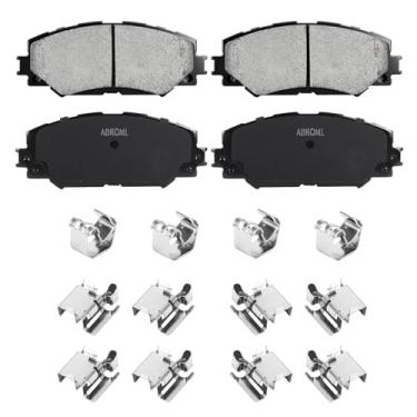 Imagem de Conjunto de pastilhas de freio a disco de cerâmica premium dianteiro adequado para Toyota Corolla 09-19, para RAV4 06-18, para Matrix Prius V, para Lexus HS250h 10-12, para Scion xB xD 08-15, para