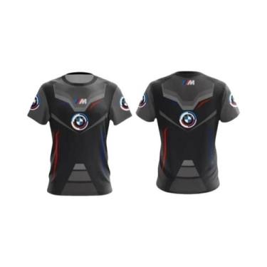Imagem de Camiseta Masculina De Verão BMW Manga Curta Moda Casual Esportiva Corr
