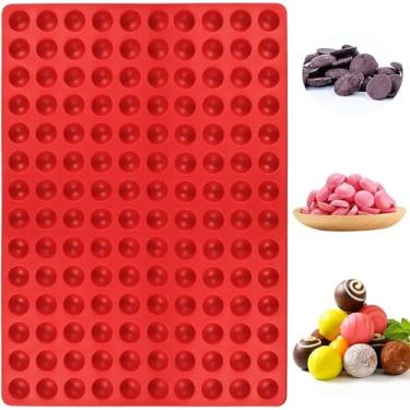 Imagem de Forma de Silicone para Chocolate Mini Gotas, 140 Cavidades, 38.8 x 27.4 cm, Molde para Balas, Gelo e Sabonete