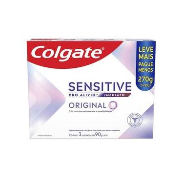 Imagem de Creme Dental Colgate Sensitive Pro-Alívio Imediato Original 90g Leve 3 Pague 2