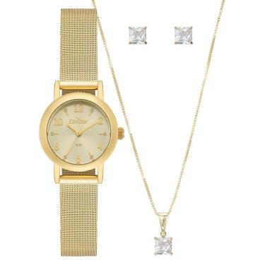 Imagem de Kit Condor Feminino Mini Dourado - CO2035NWQ/K4X-Feminino