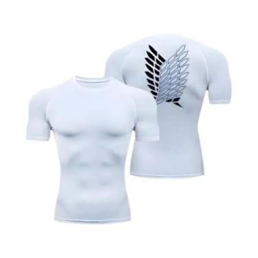 Imagem de Camiseta De Compressão Musculosa De Fitness Levi Ackerman Attack on Ti