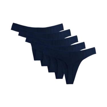 Imagem de Conjunto De 5 Calcinhas De Algodão De Cintura Baixa Para Mulheres, G-S