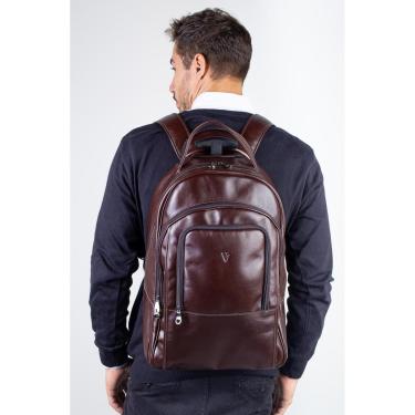 Imagem de Mochila de carrinho em couro italiano Heitor-Masculino