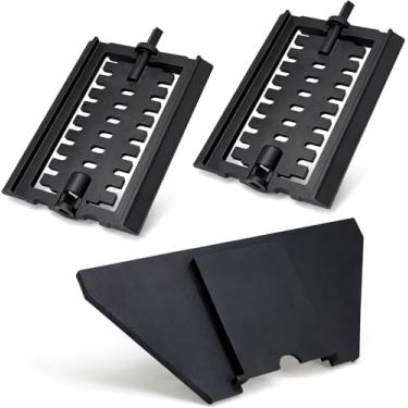 Imagem de Adviace 40256 e 40257 Moldura de grelha coqueteleira e kit de forro dianteiro ou traseiro de ferro fundido 40258 para fornos de carvão de madeira US Stove Hot Blast 1300, 1500, 1537G, 1537M, 1557M