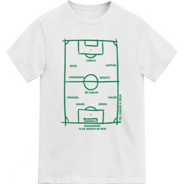 Imagem de Camiseta Bugre Campeão Brasileiro 1978 - Novomanto, Branco, GG