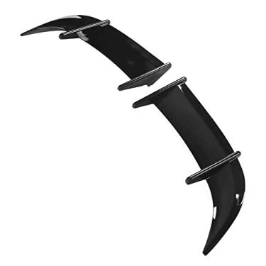 Imagem de Luocute Spoiler de Tronco Traseiro, Asa de Spoiler de Cauda de Redução de Pressão de Estilo AK para Modelo MK6, Com Material ABS de Alta Resistência para Força Descendente (Preto brilhante)