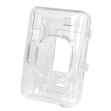 Imagem de ZGUZMCMK Capa Protetora Rígida de PVC Transparente a Arranhões para Câmera Instantânea, com Design de Botão Vazado E Alça de Ombro Removível Nas Cor, Mini Liplay