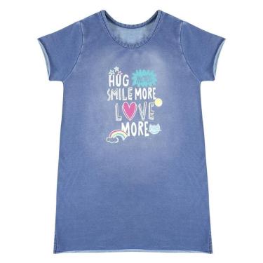 Imagem de Vestido Look Jeans Moletom Jeans Feminino-Feminino