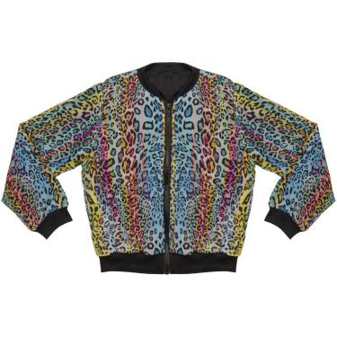 Imagem de Jaqueta Juvenil Look Jeans Bomber Chifon Preta - UNICA - 8-Feminino