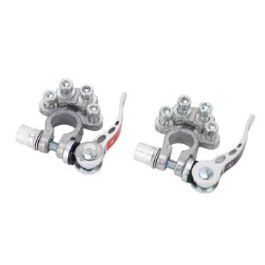 Imagem de Garosa Conector do Terminal da Bateria, Desconexão Rápida, Construção Em Latão, Terminal Negativo Positivo de 4 Vias, Compatível Com Carros e Caminhões