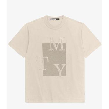 Imagem de Camiseta T-Shirt Manga Curta em Meia Malha Minty Bege, 16, Bege