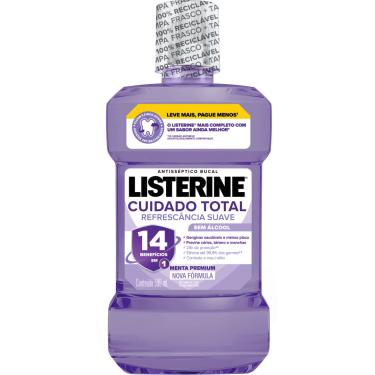 Imagem de LISTERINE Cuidado Total 14 Benefícios em 1 Enxaguante Bucal sem Álcool 500mL