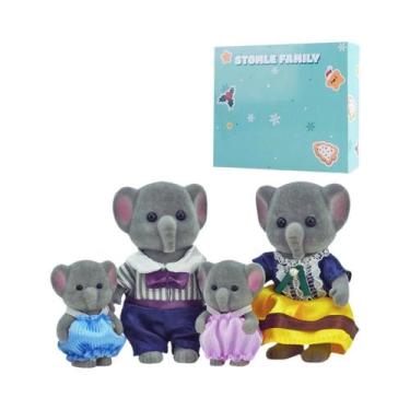 Imagem de Conjunto De Brinquedos De Animais Da Família Florestal Para Casa De Bo