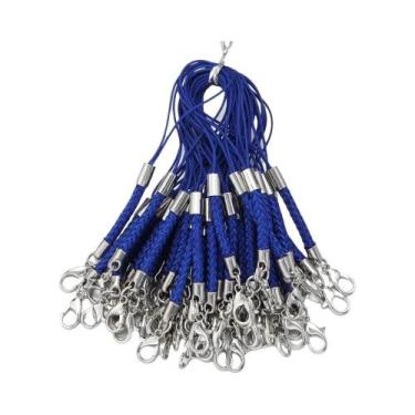 Imagem de 10 Peças De Cordão Trançado Com Fecho Lagosta Para Chaveiro, Gancho Pa