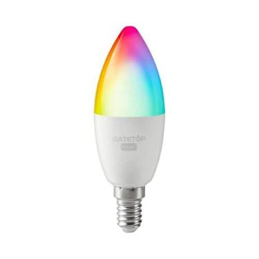 Imagem de Lâmpada LED Inteligente RGB Dimerizável Tuya WiFi Compatível Com Alexa