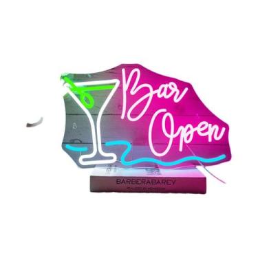 Imagem de Letreiro Neon USB Regulável Para Bar, Cafeteria, Pub, Casa, Caverna Do