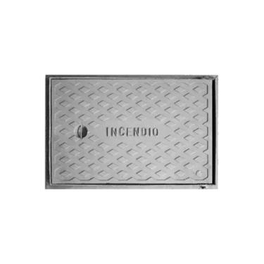 Imagem de Tampa Tampão Articulado Incêndio De Ferro Fundido 63X44Cm