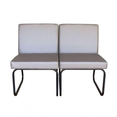Imagem de Sofá Para Sala De Espera E Recepção Linha Foggia Bege