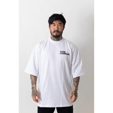 Imagem de Camiseta Oversized Gola Alta Company Branco-Unissex