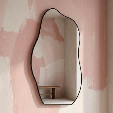 Imagem de Espelho Orgânico Decorativo Grande Pinterest 60x110  Flame - REI DOS V