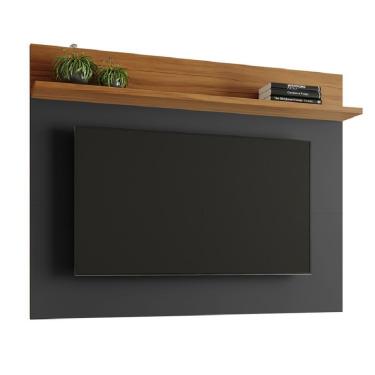 Imagem de Painel Para Tv Smart Até 50" Nt 1185 Notável Preto/ Freijó