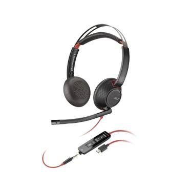Imagem de Headset Blackwire BW5220 USB-A e USB-C Poly