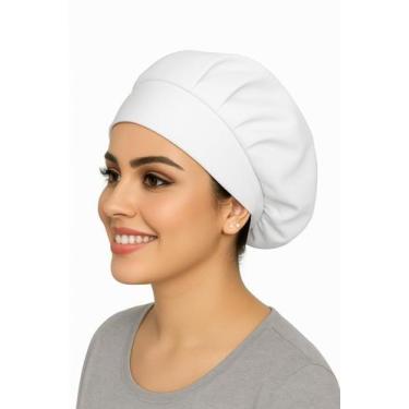 Imagem de Touca De Cabelo Em Oxford Unissex Para Uso Em Cozinha Industrial Resta