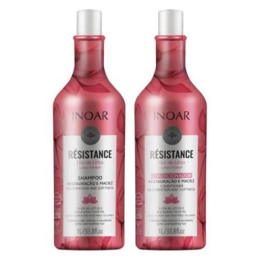Imagem de Inoar kit sh + cond 1l resistance flor de lotus