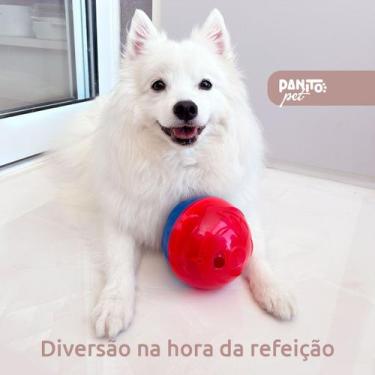 Imagem de Brinquedo Comedouro Lento Petball Bola para Cães P Bolinha Dispenser P