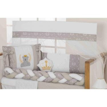 Imagem de Kit berço completo bebe menino e menina com 11pçs doce chuva de amor c