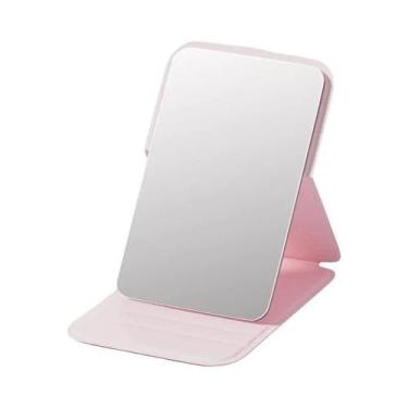 Imagem de Espelho De Maquiagem Portátil E Dobrável Para Mulheres, Alta Qualidade