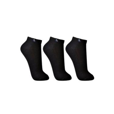 Imagem de Kit/3 Meia Cano Curto Lupo 03225-089 Esportiva Algodão T. 33/36 37/40 