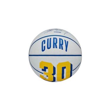 Imagem de Bola de Basquete Curry NBA Player Icon Mini Tamanho 3 Quadra Externa R