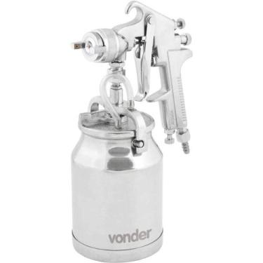 Imagem de Pistola Para Pintura com Caneca em Alumínio Tipo Sucção PSV 100, Vonde