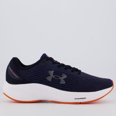 Imagem de Tênis Under Armour Charged Starlight SE Marinho e Laranja-Masculino