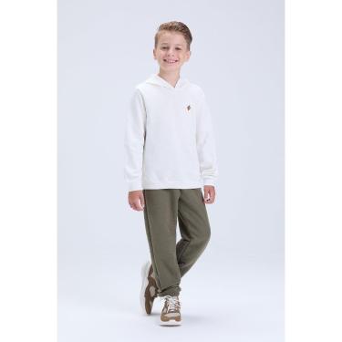 Imagem de Conjunto Infantil de Inverno Masculino Moletom com Detalhe Aplicado-Masculino