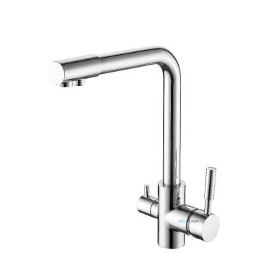 Imagem de Torneira Monocomando para Cozinha e Banheiro DC-6021 de Mesa em Aço Inoxidável com Dupl...